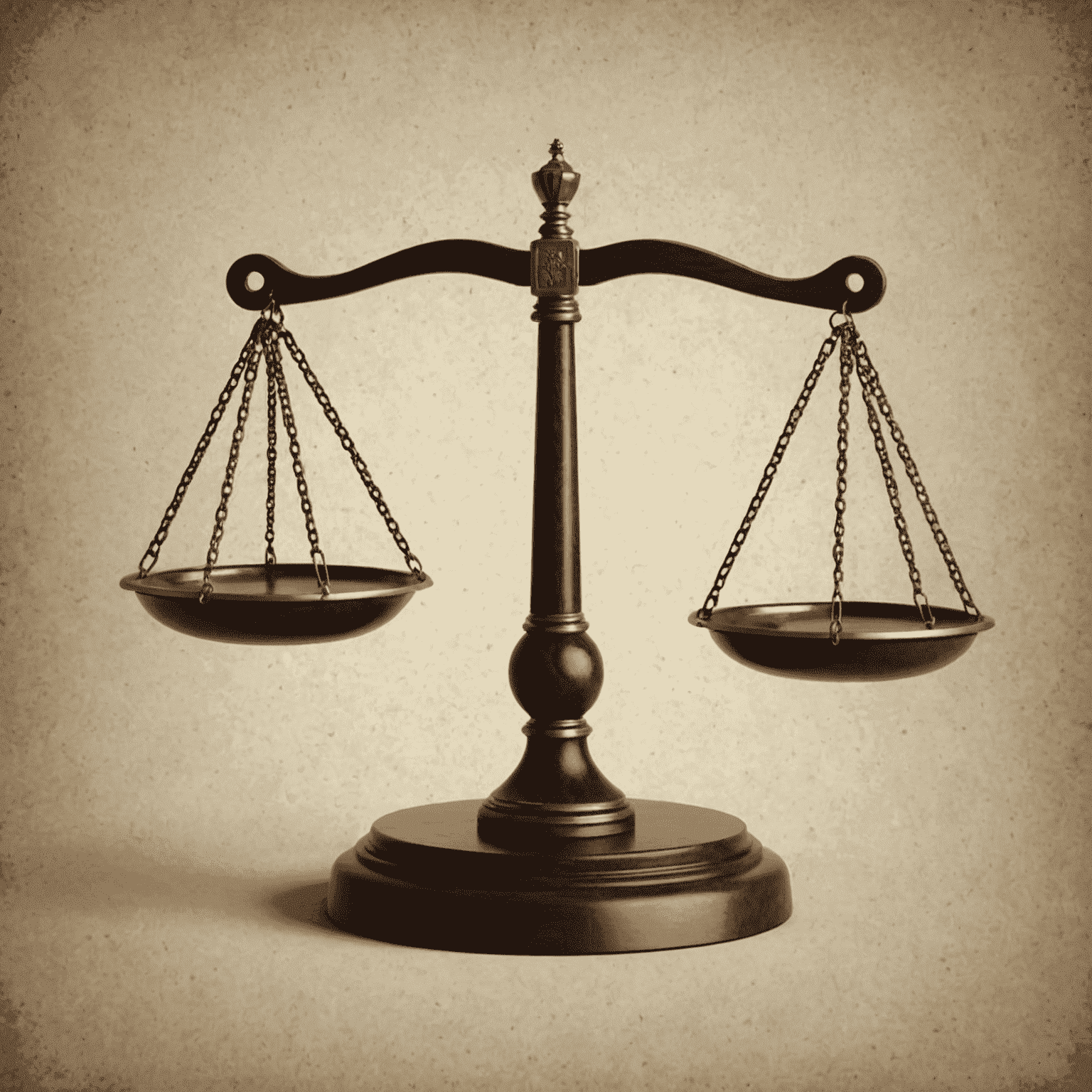 A symbolic image of justice scales balanced with a gavel, representing the balance of rights and law